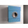 Blauw gepoedercoat staal