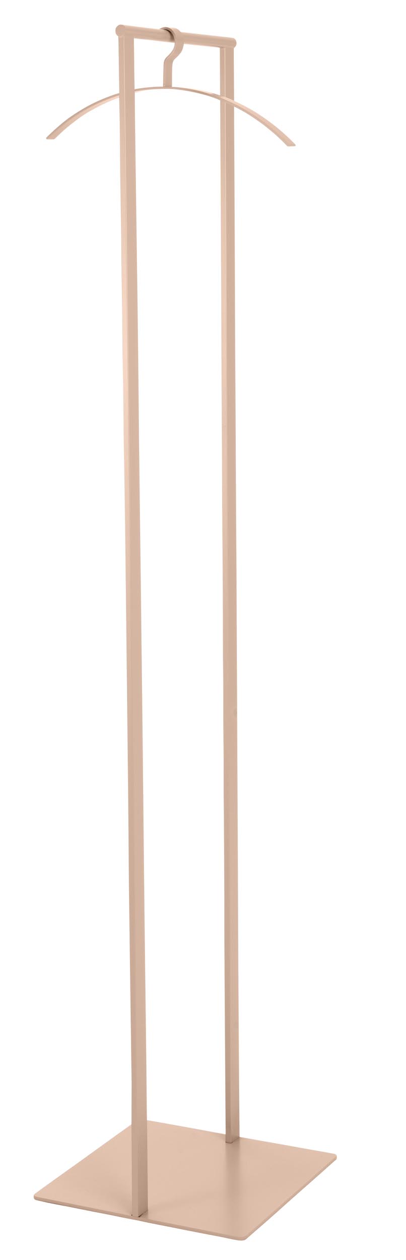 Schönbuch Slim Garderobenständer in Beige: Moderner Kleiderständer mit minimalistischem Design und integriertem Bügel.