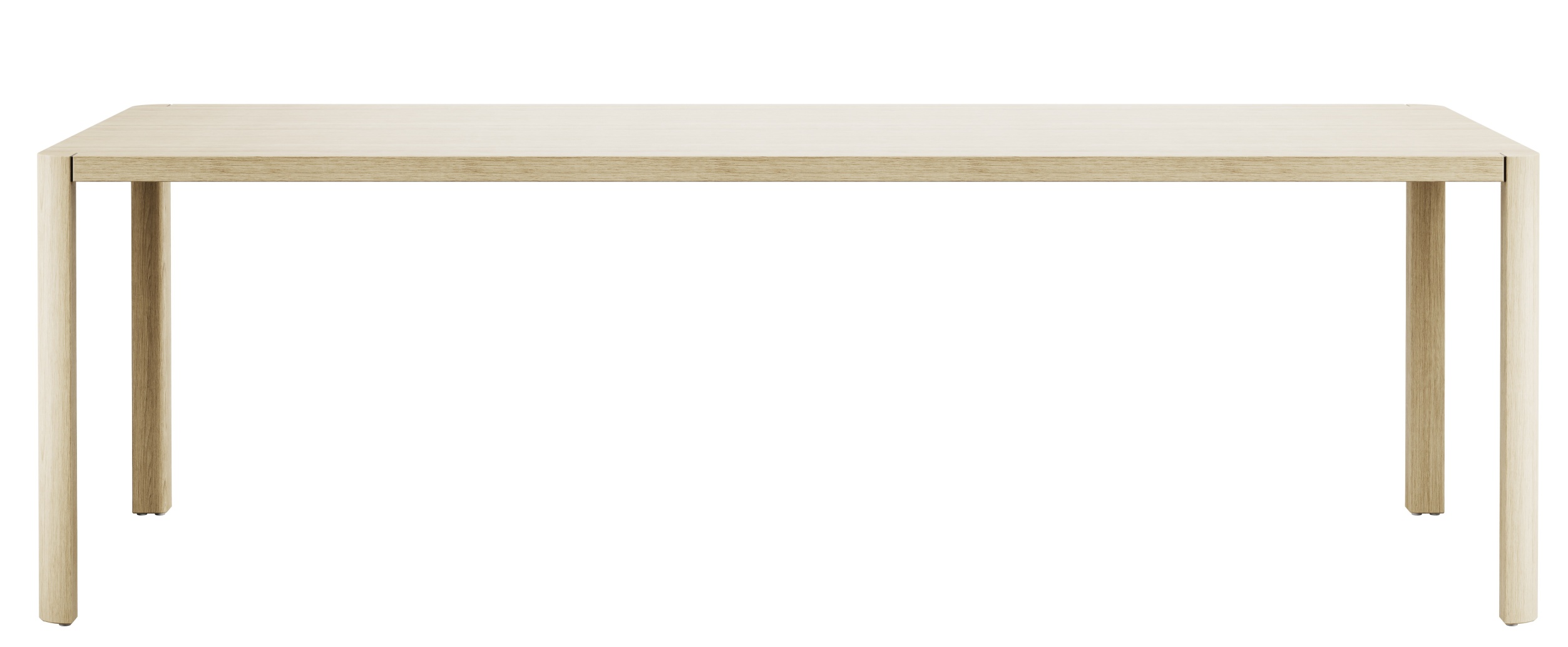 Thonet Esstisch 1140 aus hellem Holz, rechteckig, minimalistisches Design für Esszimmer und Küche.