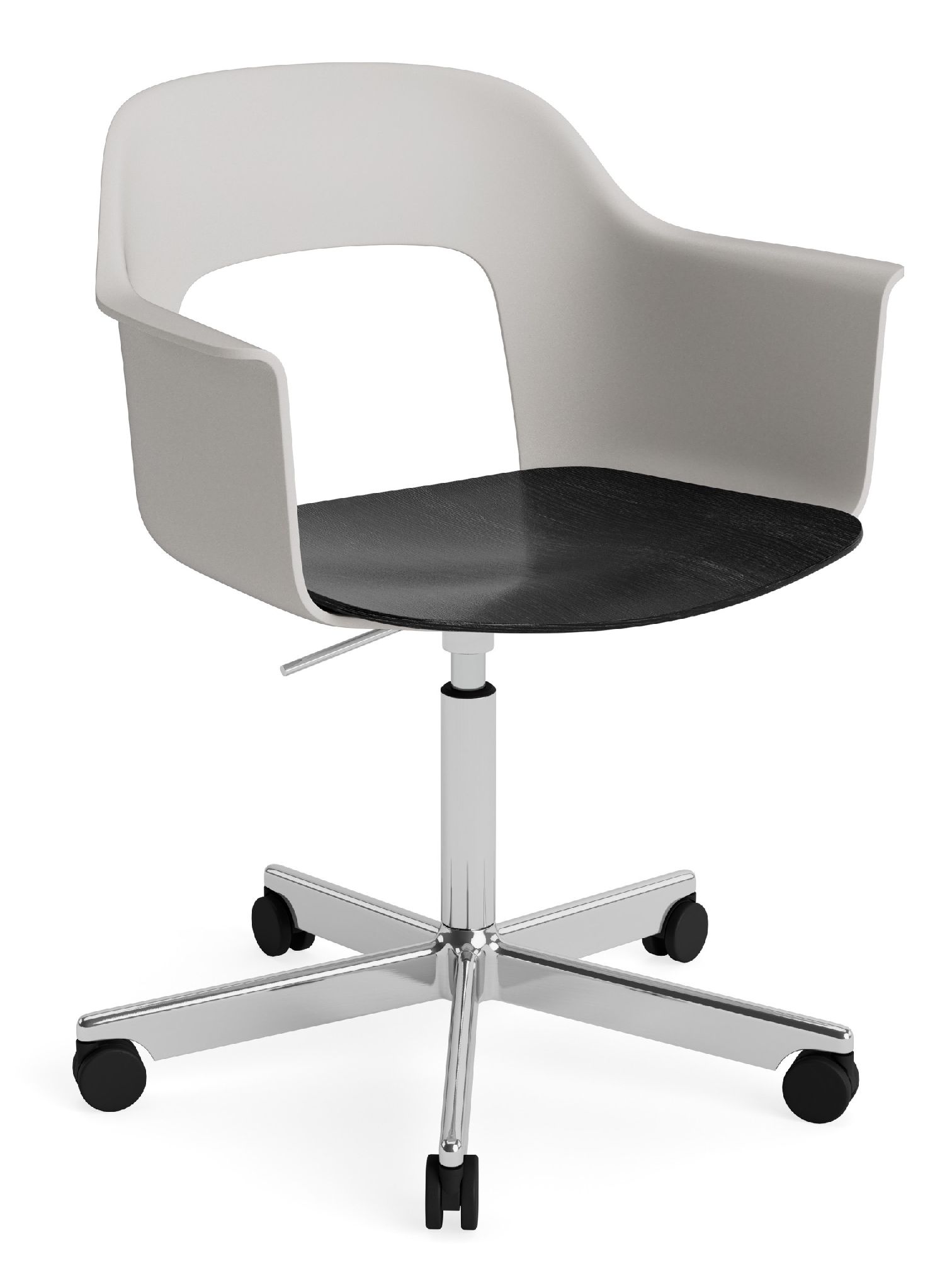 Layout Armchair 242 Fauteuil met 4-sterrenvoet, gasveer en draaifunctie Hay