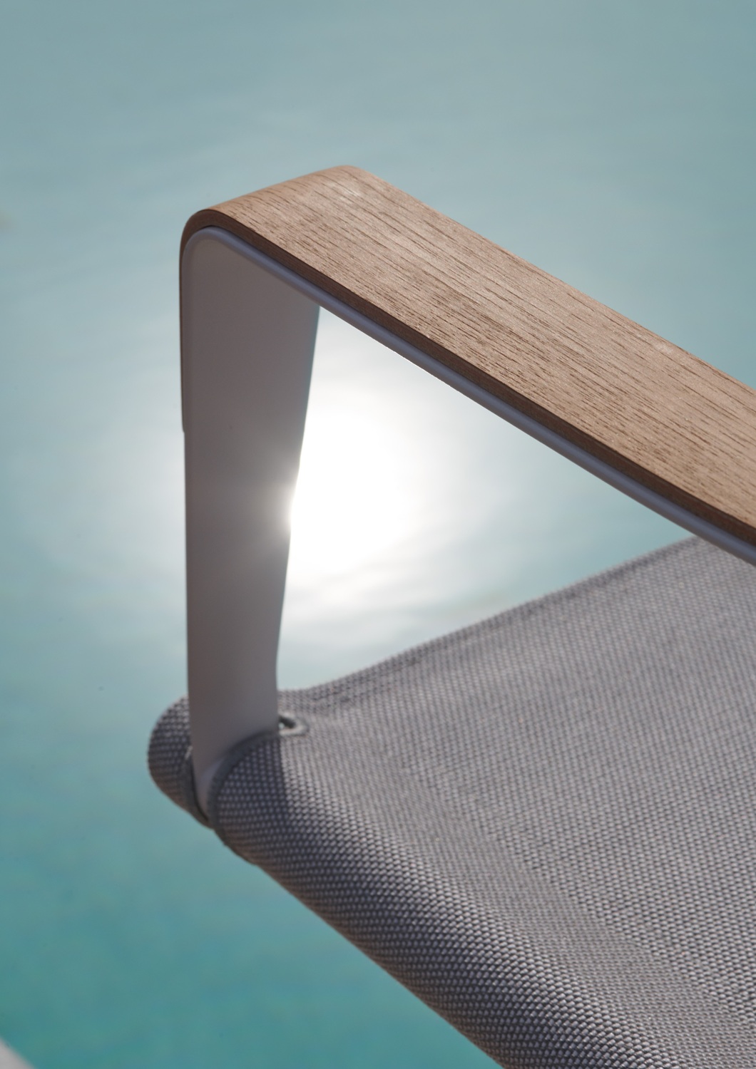 SEAX-tuinstoel met houtdecor van Dedon