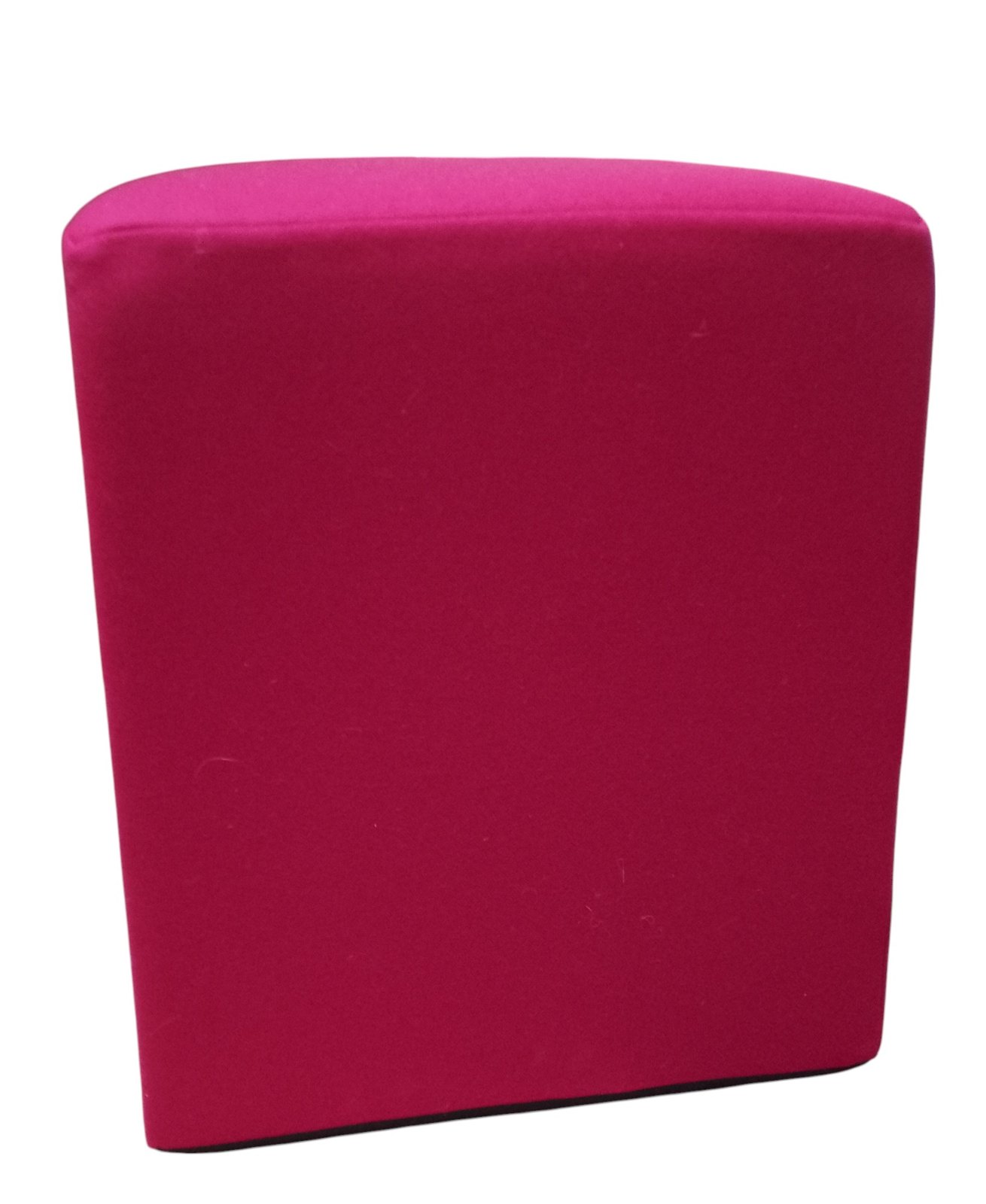 Pinker FILZ 622 Pouf Hocker von Softline, quadratisch und modern für Wohnzimmer oder Büro.