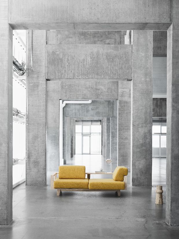 Houten bank / slaapbank Softline