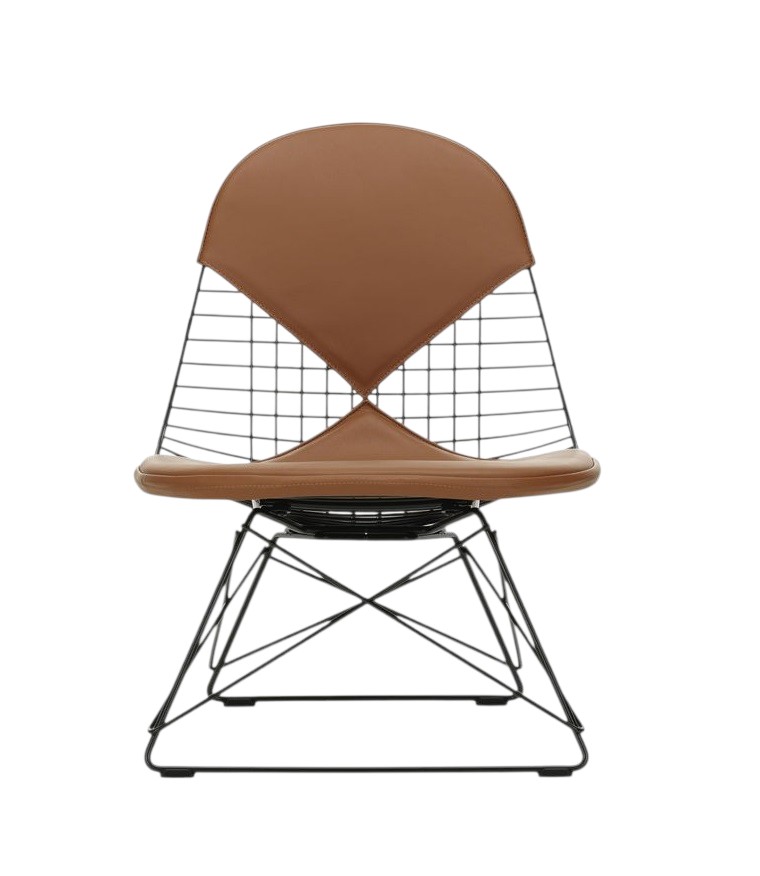 LKR-2 Wire Chair stoel met bekleding op zitting en rugleuning Vitra