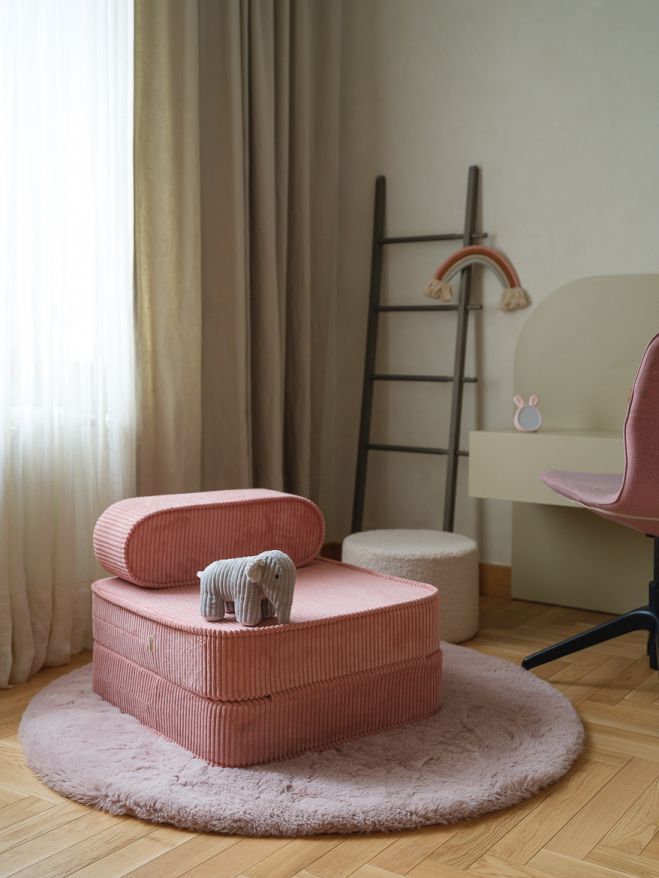 Wigiwama Pink Mousse kinderklapstoel