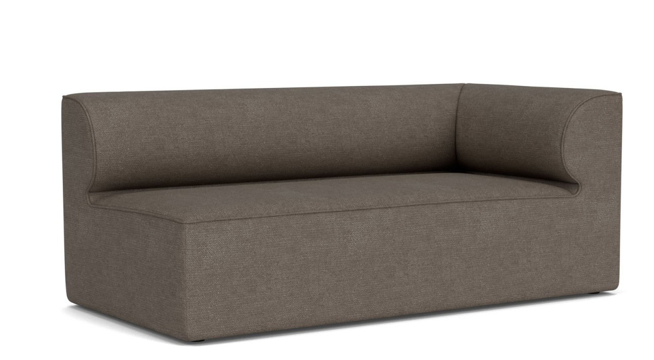 Eave Modular Sofa Ecke in Braun von Audo Copenhagen, modernes Ecksofa für Wohnzimmer.