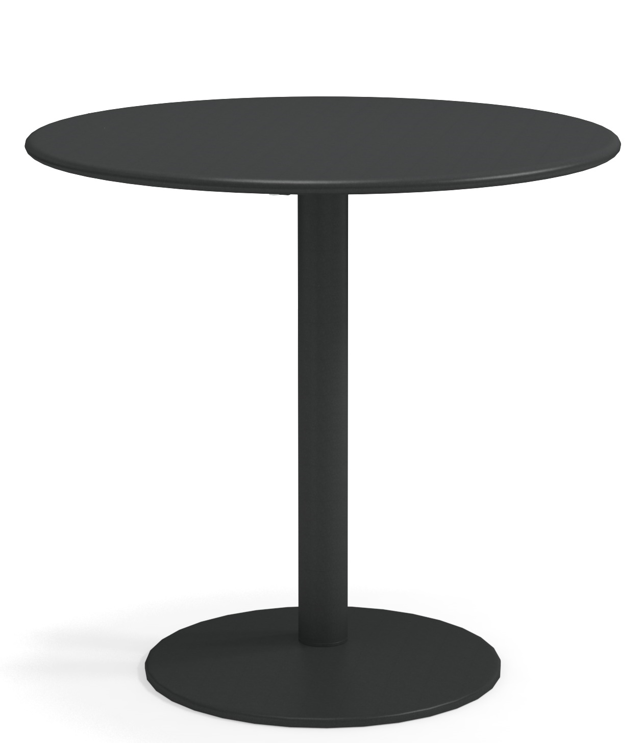 Schwarzer Thor Round Table Tisch Ø 80 cm von Emu, ideal für den Garten.