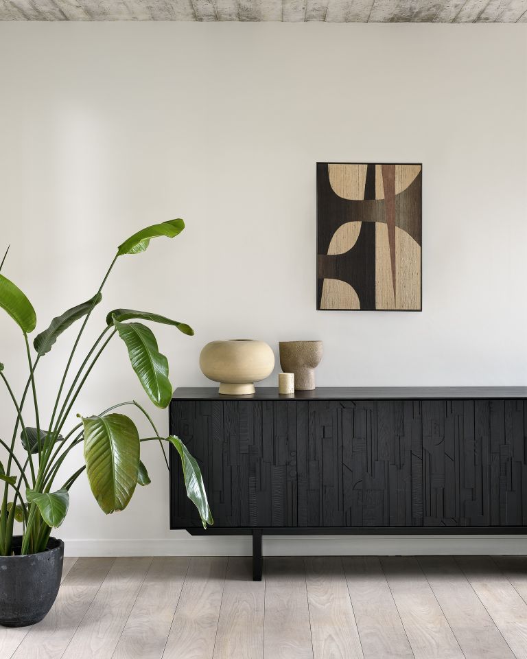 Mosaic dressoir van teakhout van Ethnicraft