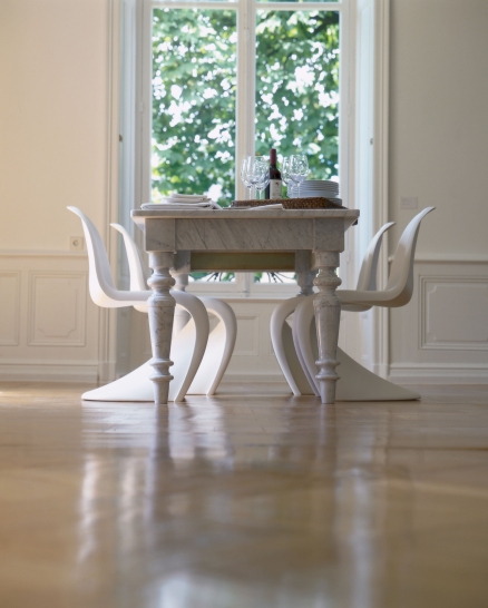 Panton Chair kunststof stoel Vitra NIEUWE HOOGTE