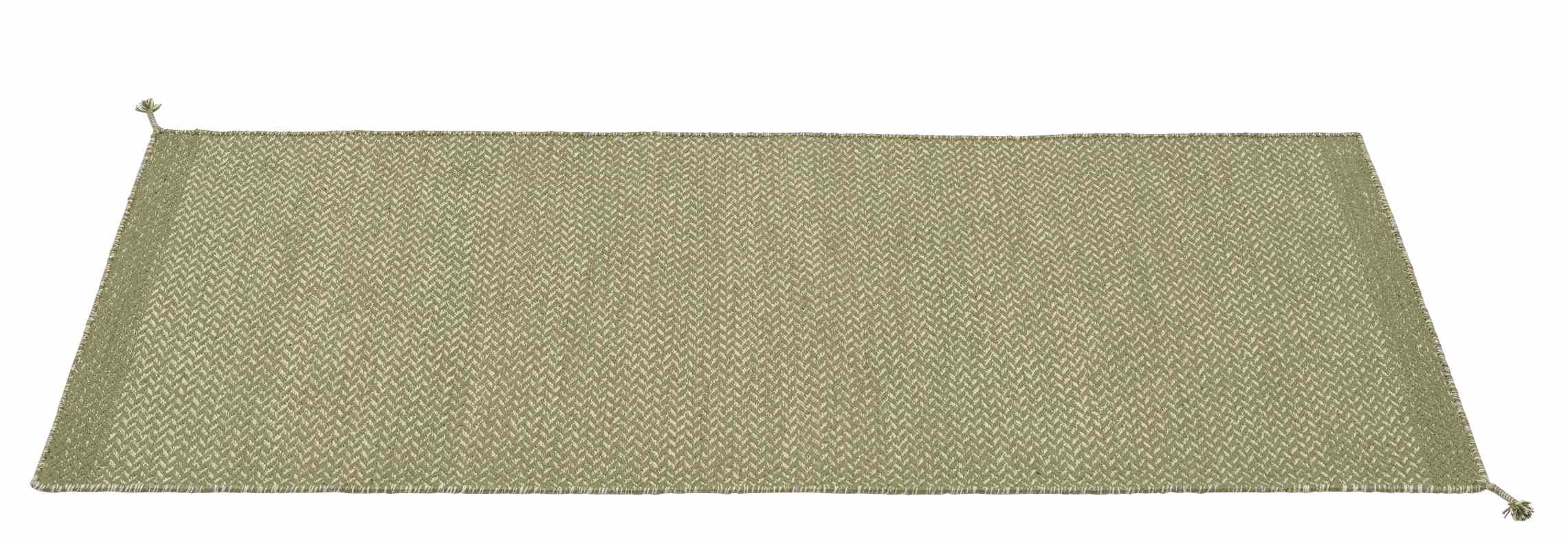 Muuto Ply Rug aus recyceltem Polyester, einfarbiger, rechteckiger Teppich für den Innen- und Außenbereich, Detailansicht.