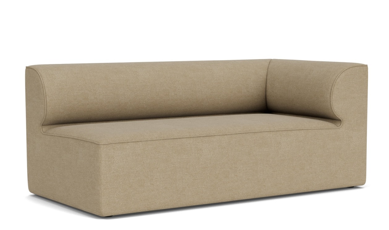 Beige Eave Modular Sofa Ecke von Audo Copenhagen, modernes Ecksofa für Wohnzimmer und Lounges.