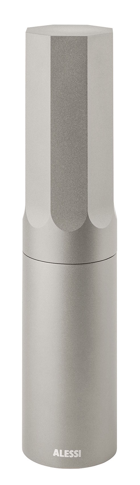 Alessi aluminium zout-, peper- en specerijenmolen