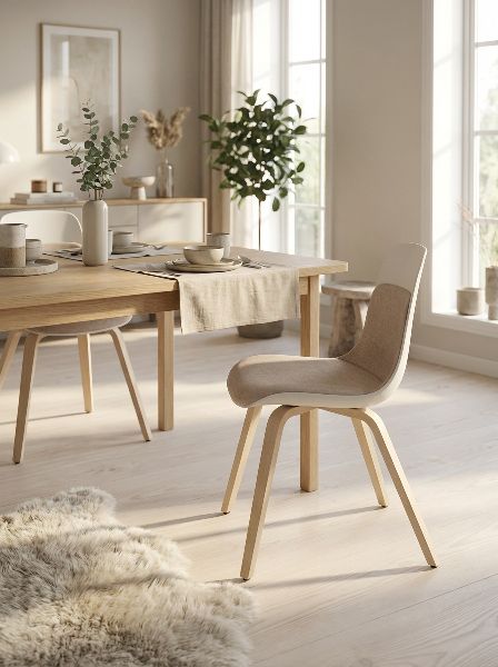 Elephantino-stoel met houten frame van KRISTALIA