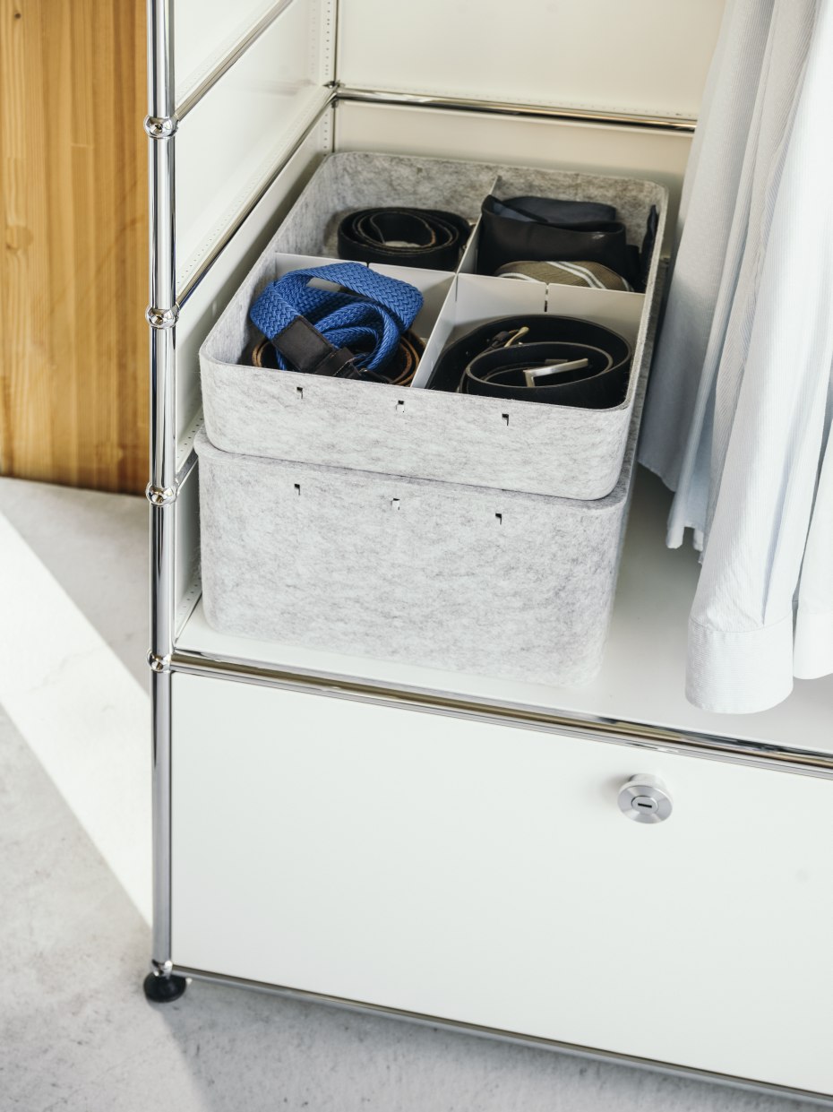 USM Haller Inos diepe box met dienblad