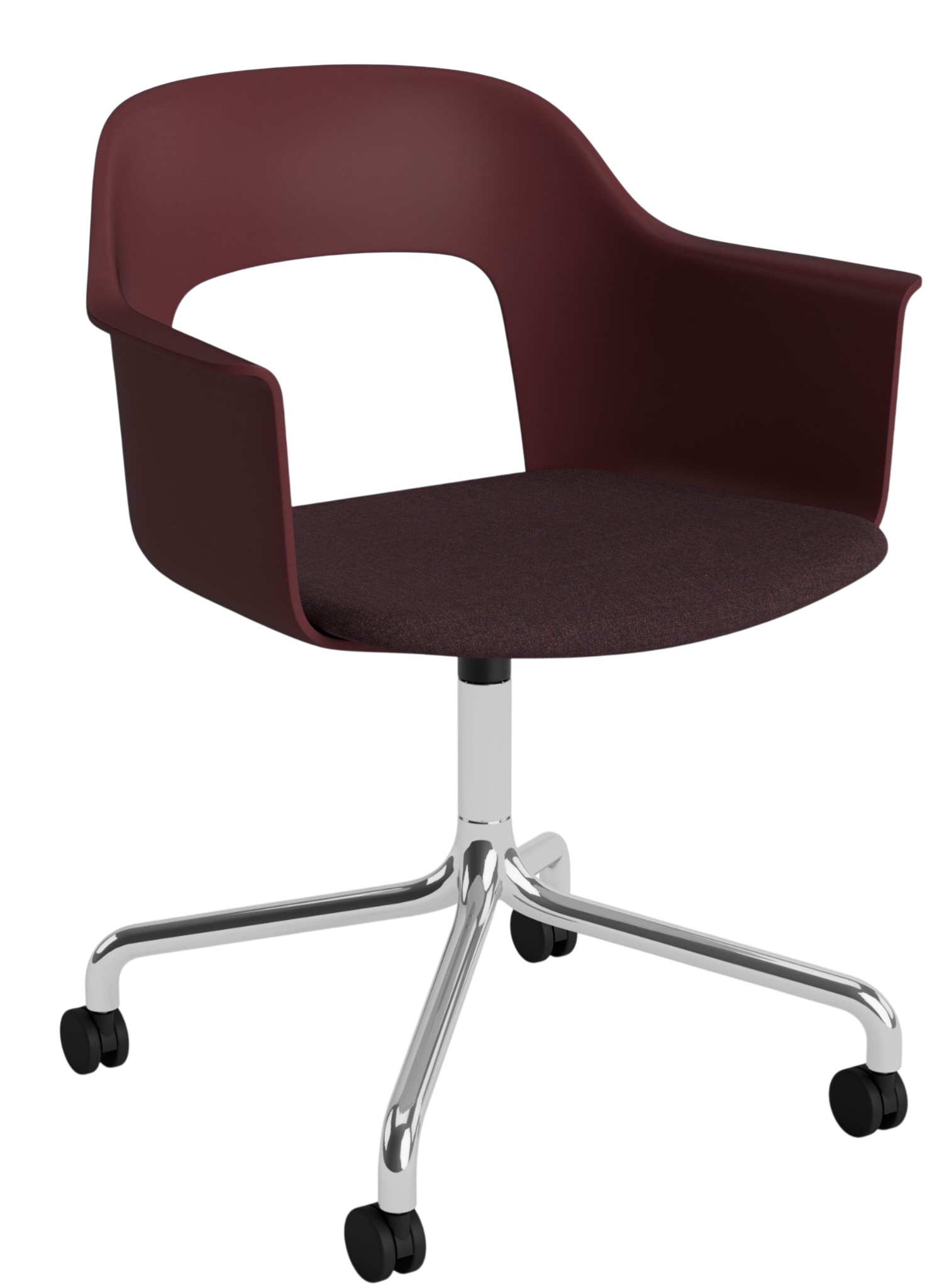 Layout fauteuil 263 met armleuningen van Hay