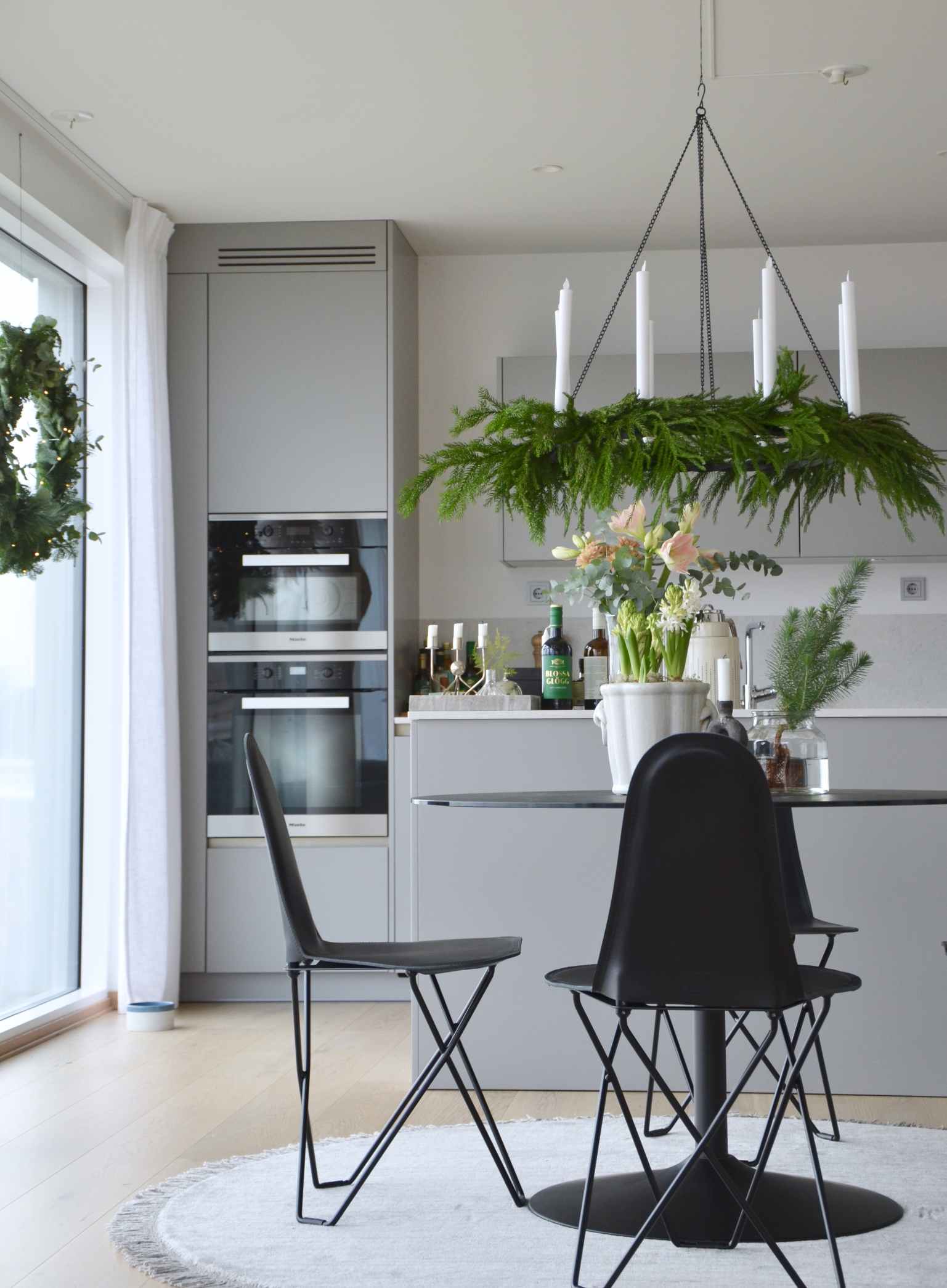 Cactus-stoel met lederen bekleding Cuero
