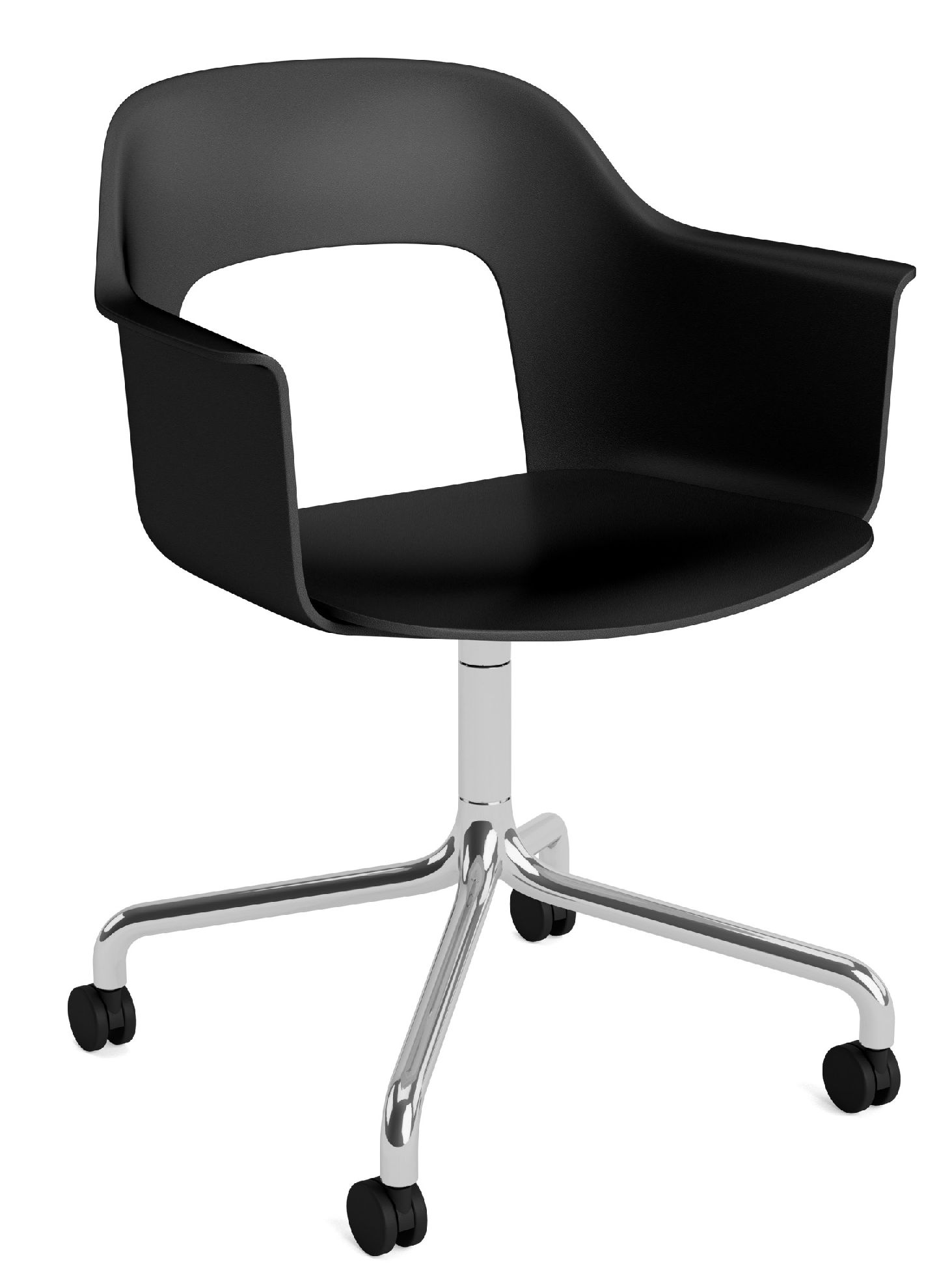 Layout fauteuil 261 met armleuningen van Hay