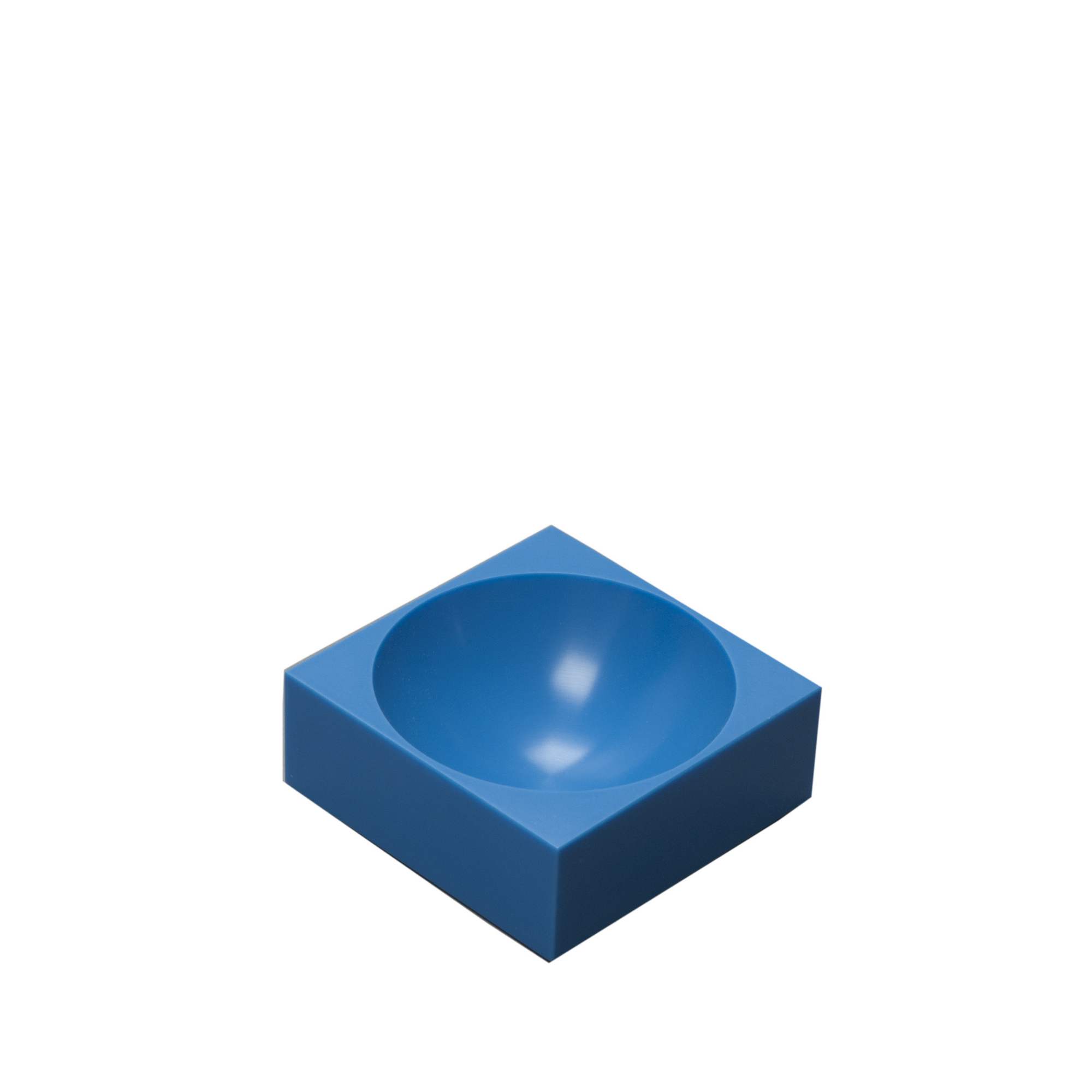 Blaues Modul 3 Magnetic Bowl Schälchen, Teil des Farmer 3er-Sets, magnetische Aufbewahrung.
