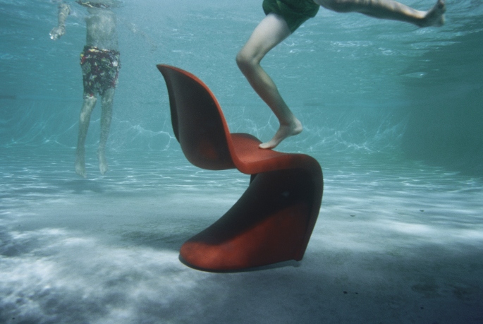 Panton Chair kunststof stoel Vitra NIEUWE HOOGTE
