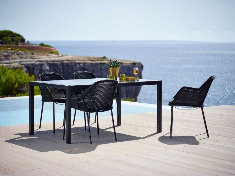 Breeze Outdoor stoel met vierpoten van Cane-Line