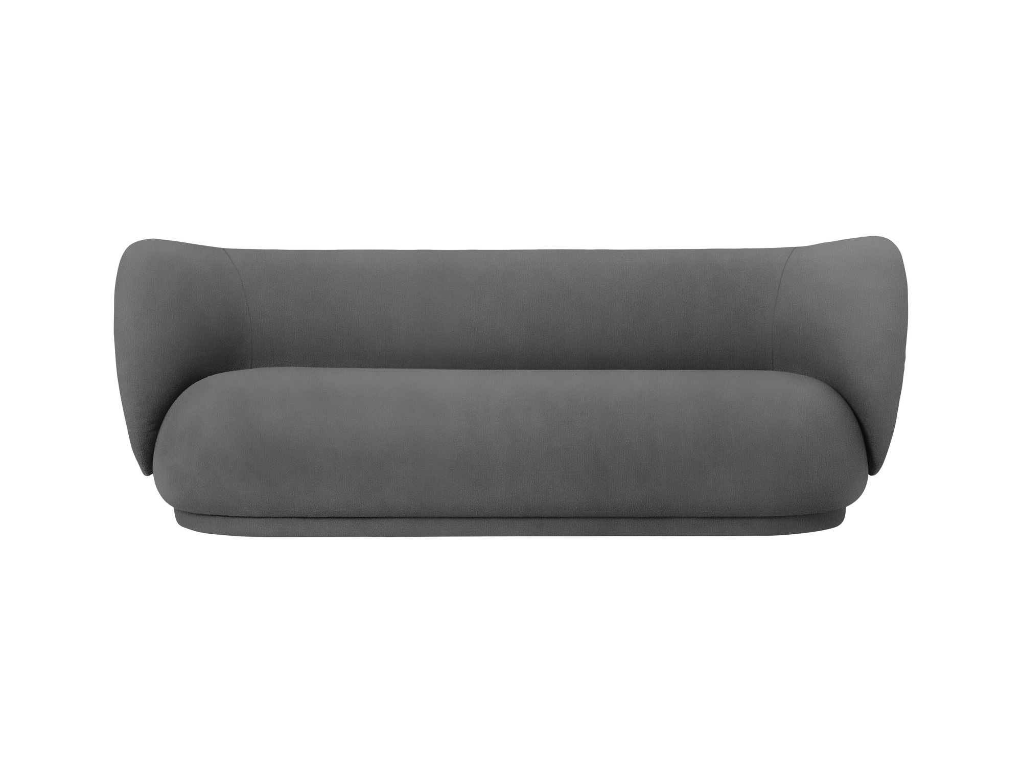 Graues Rico Sofa von Ferm Living, ein moderner 4-Sitzer für stilvolles Wohnen.