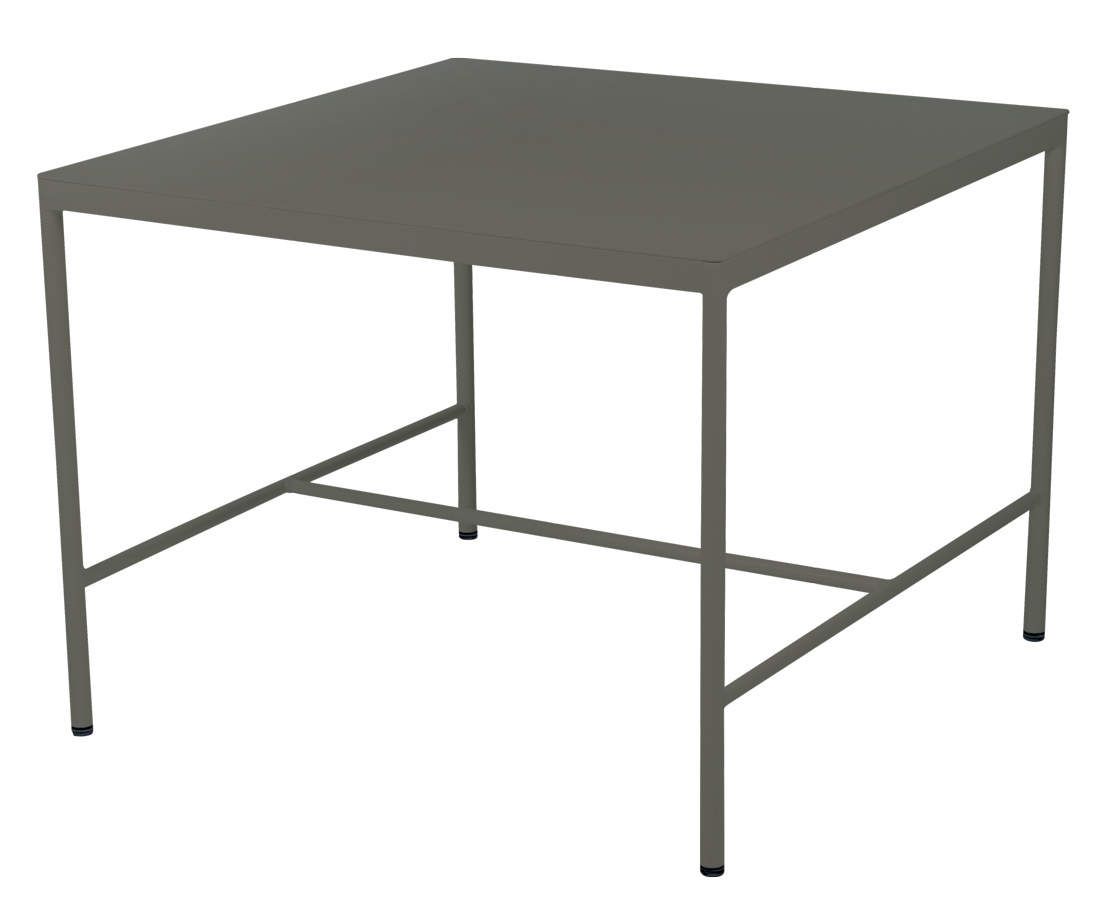 Rivage halfhoge tafel voor buiten B 85 x D 85 x H 60 cm Fermob