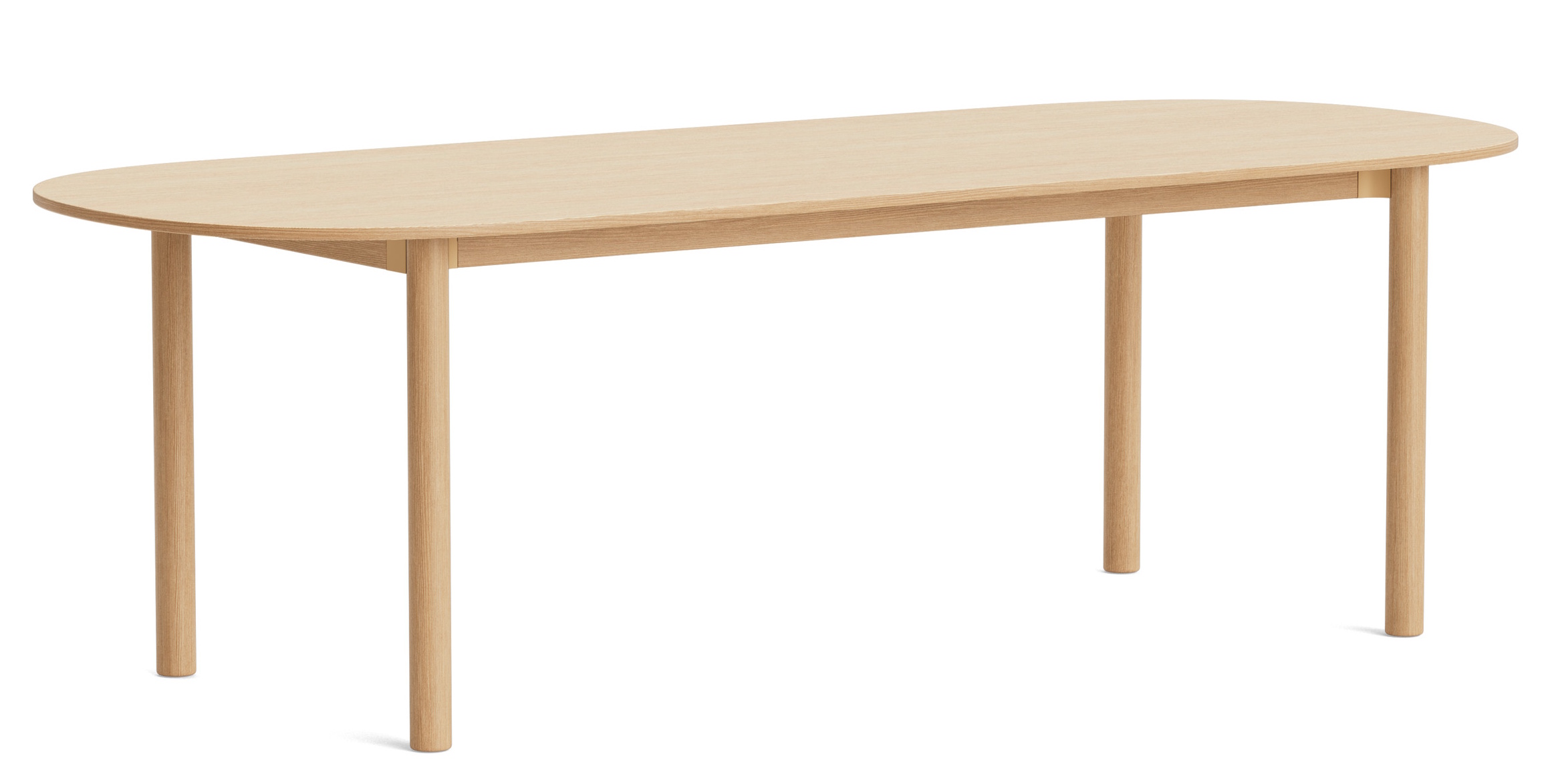 Annex Table von Hay: Ovaler Esstisch aus Eichenholz, ideal für Esszimmer und Küche.