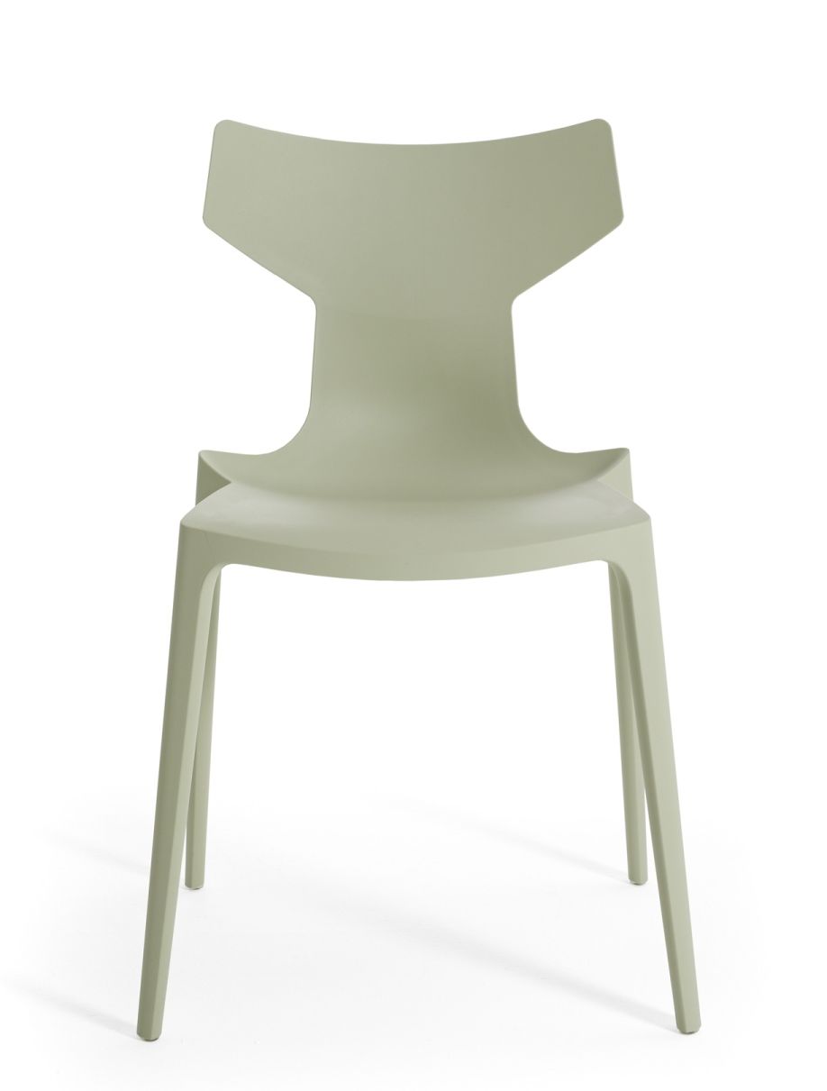 Re-Chair set van 2, groen, Kartell