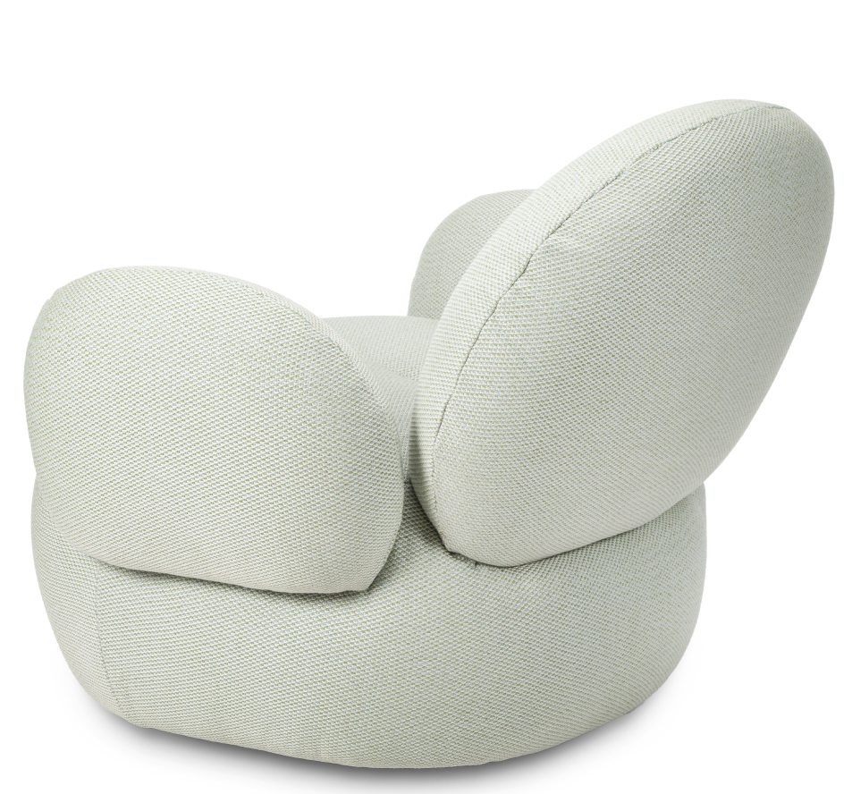 Nana Outdoor Sessel Petite von Freifrau Manufaktur, hellgrüner Lounge Sessel für den Garten.