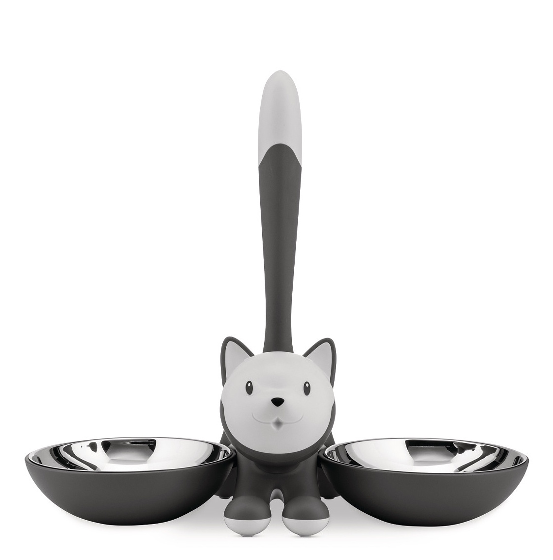 AMMI09 G Tigrito kattenbakje grijs Alessi