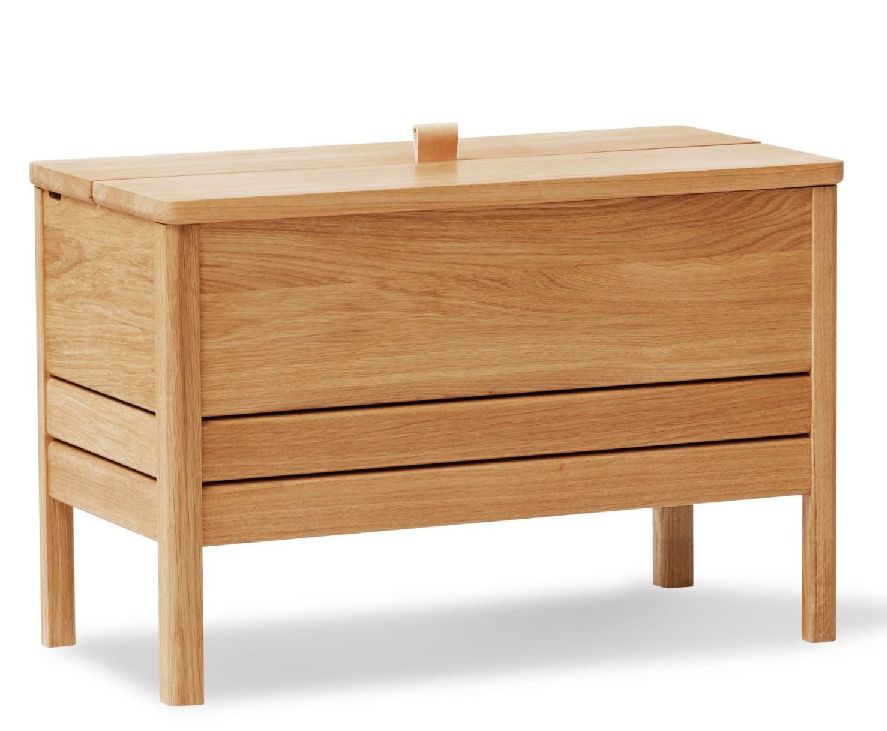 A Line kistbank 68 eiken geolied Form & Refine EXEMPLAAR MET GEBREKEN