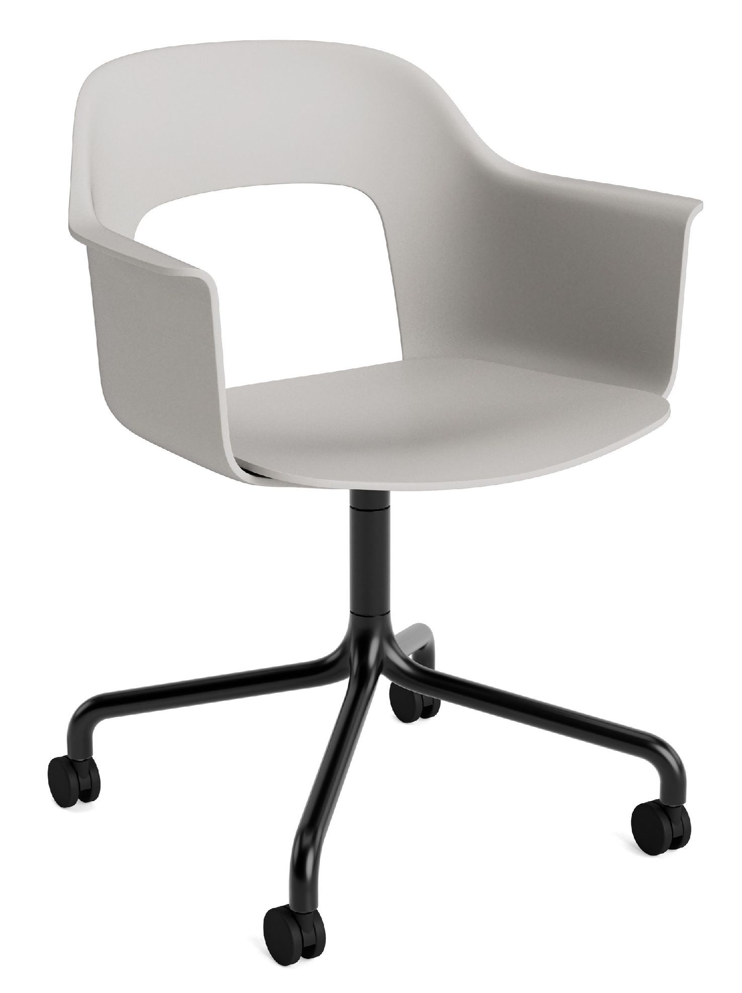 Layout fauteuil 261 met armleuningen van Hay