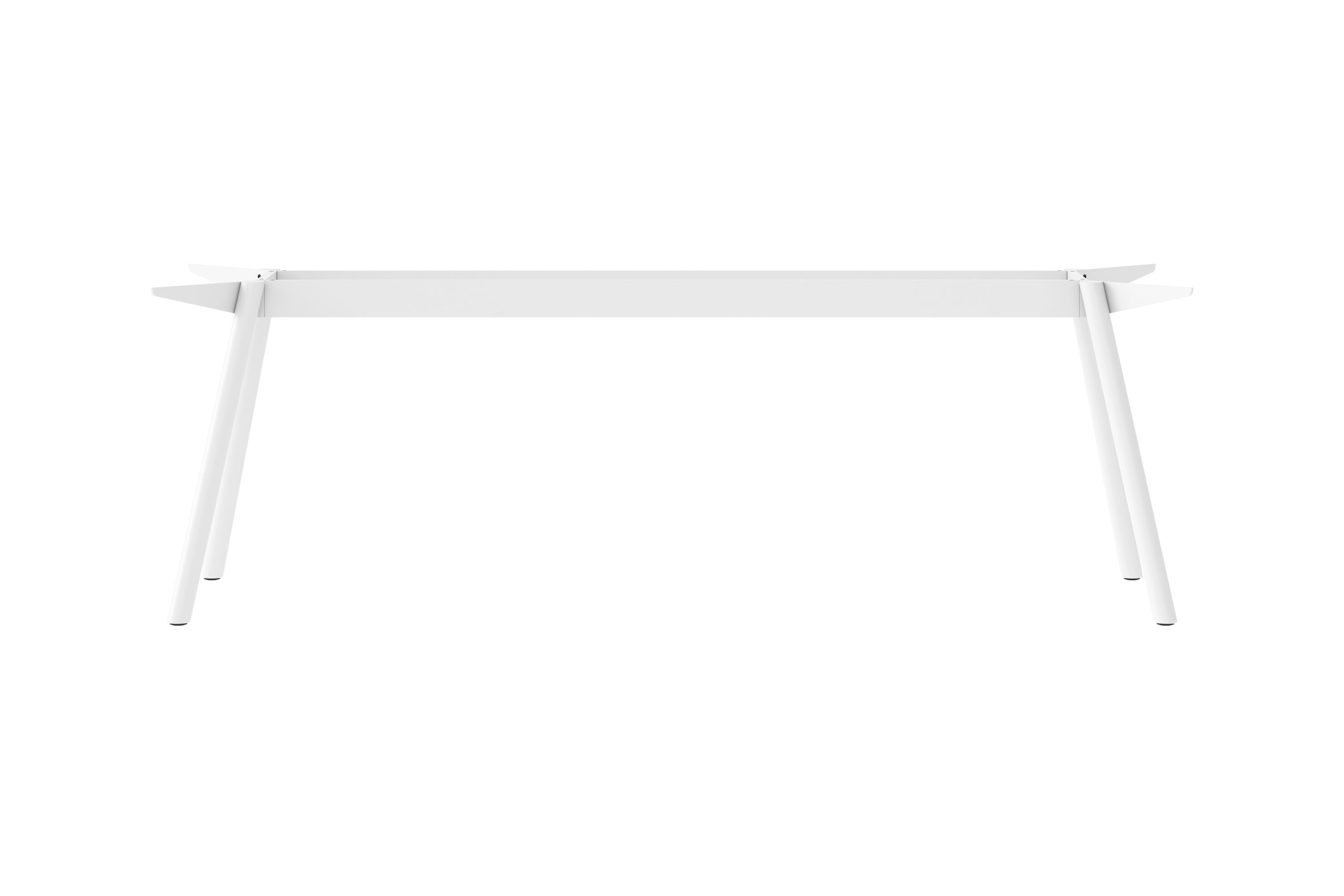 Weißes Masa Tischgestell aus Stahl von New Tendency, minimalistisches Design für Esstische und Schreibtische.
