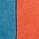 Blauw / terracotta