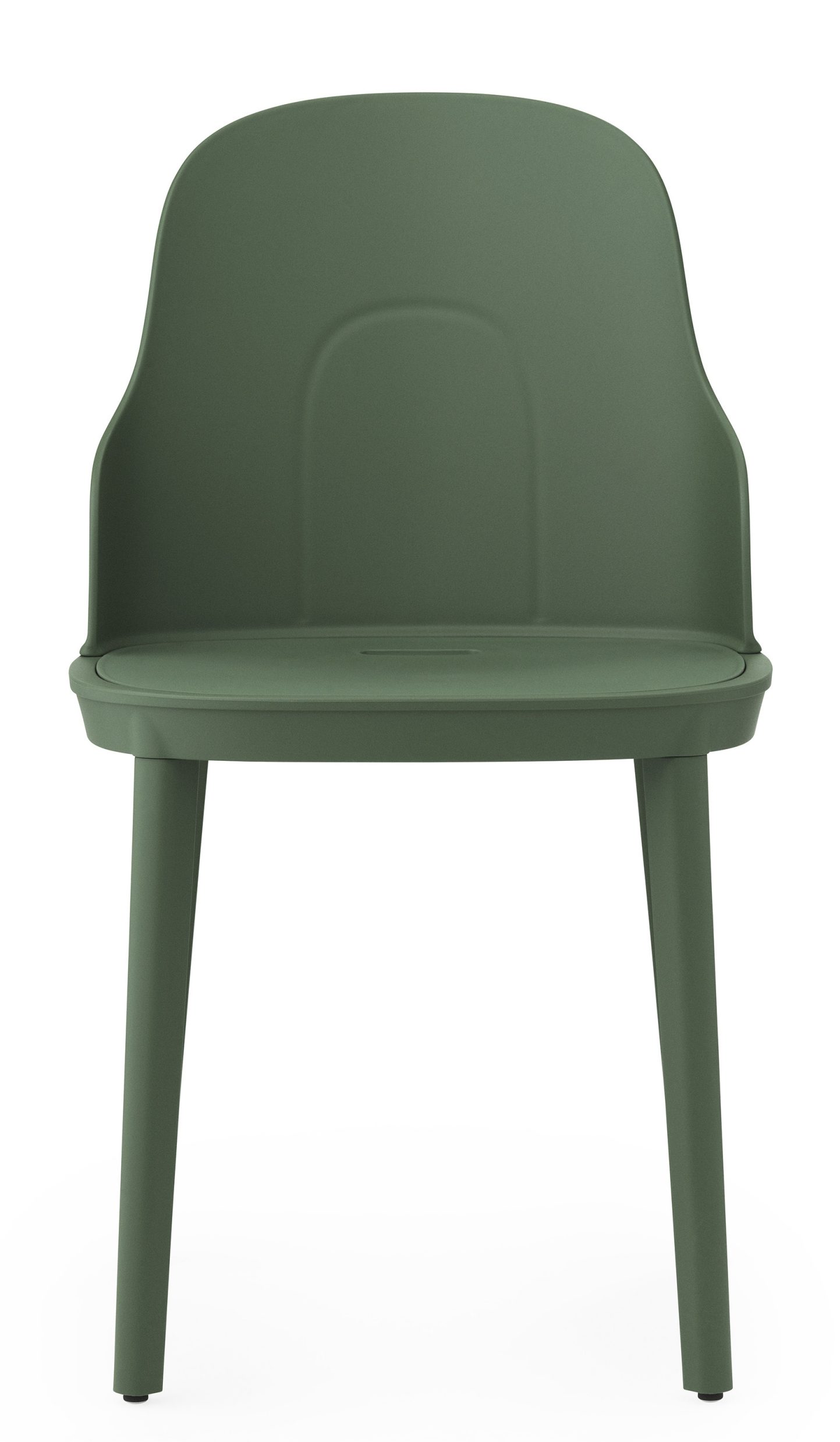 Grüner Allez Chair PP Stuhl von Normann Copenhagen, moderner Kunststoffstuhl für Esszimmer und Küche.
