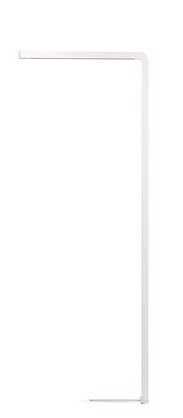 Team Agile Stehleuchte in Grau, minimalistisches Design für Büro und Wohnzimmer, moderne LED-Stehlampe.