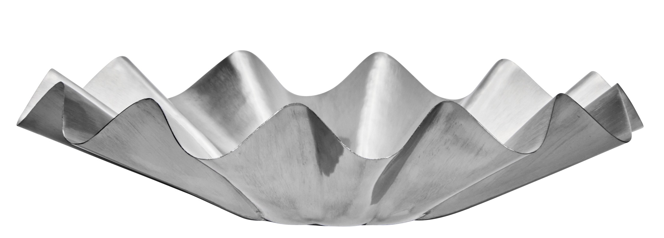 Schaal HDFlood met geborstelde zilveren afwerking van house doctor  