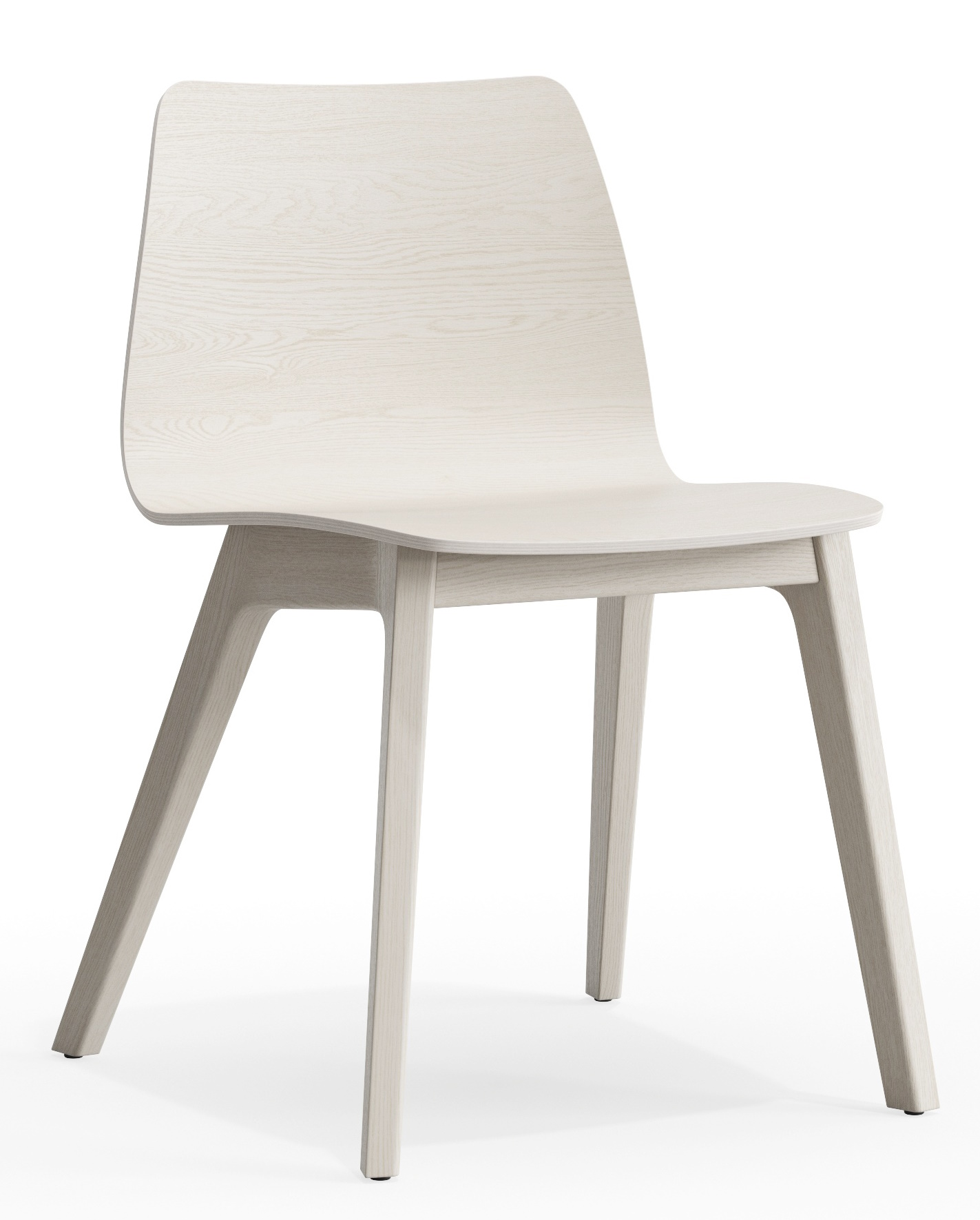 Morph Plus Holzstuhl von Zeitraum, moderner Esszimmerstuhl aus hellem Holz, skandinavisches Design.