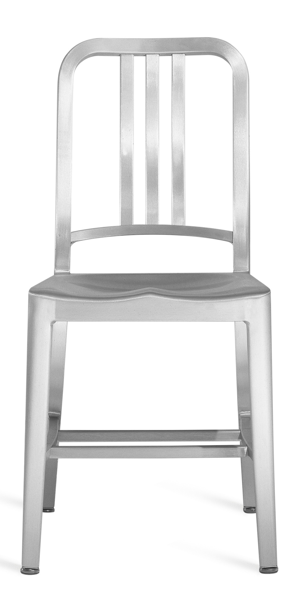 Emeco Navy Chair Stuhl aus Aluminium, ikonisches Design für Wohnen und Gewerbe.