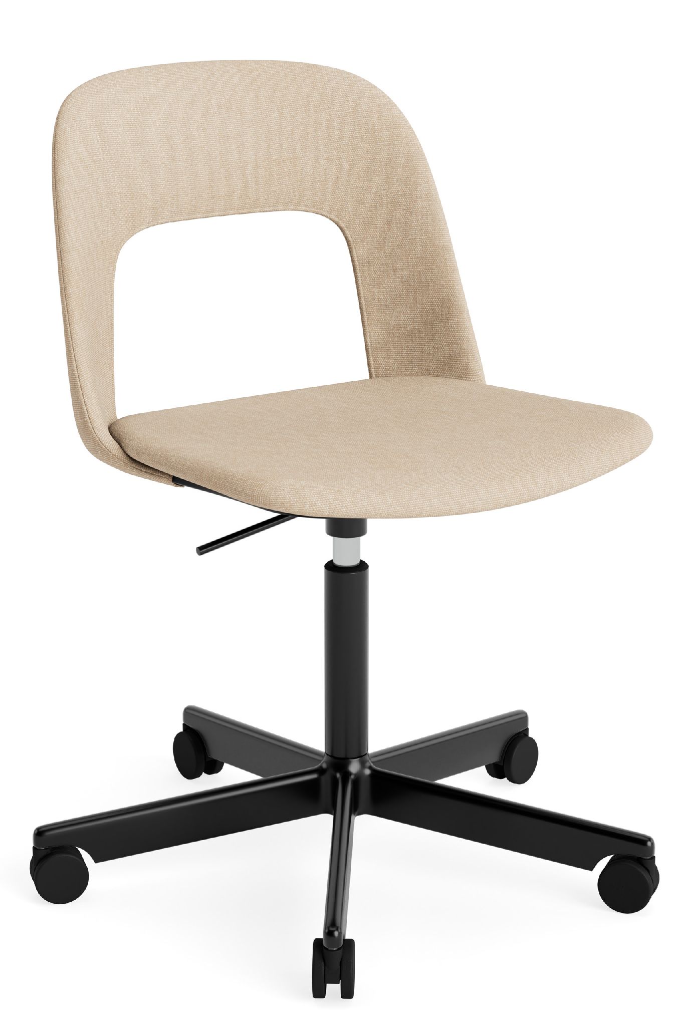 Layout Side Chair 144 stoel met vijfsterrenvoet van Hay