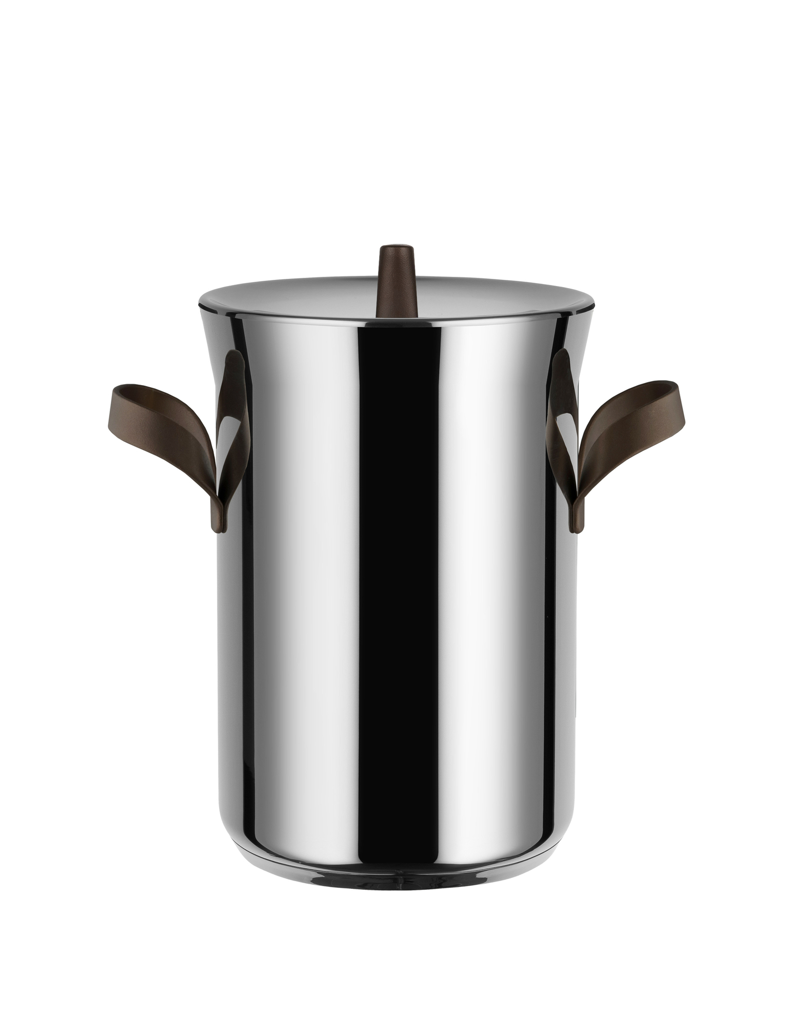 Alessi Edo Spargeltopf mit Deckel, Edelstahl, Kochtopf für Spargel mit Korb.