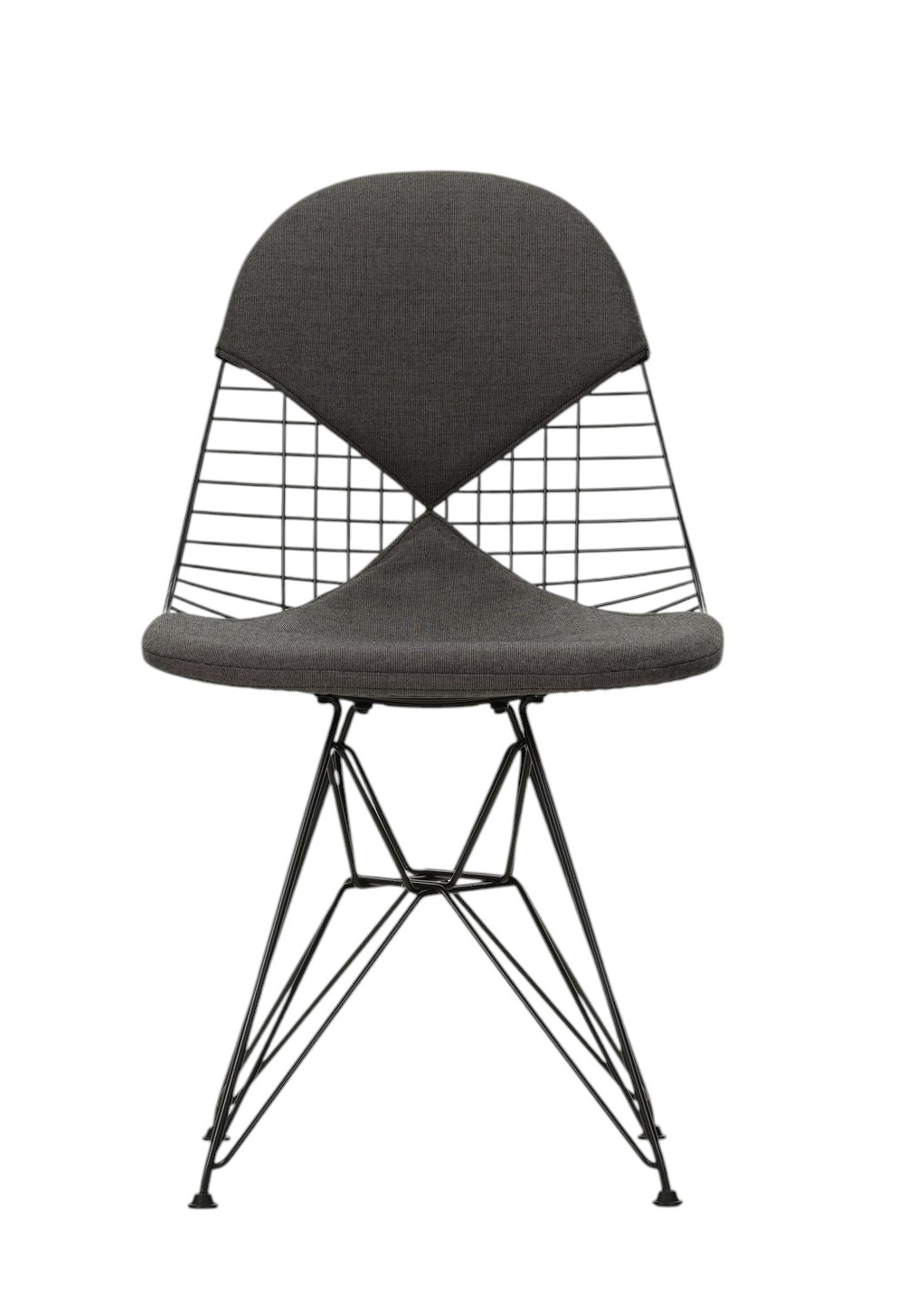 DKR-2 Wire Chair stoel met zit- en rugkussens Vitra