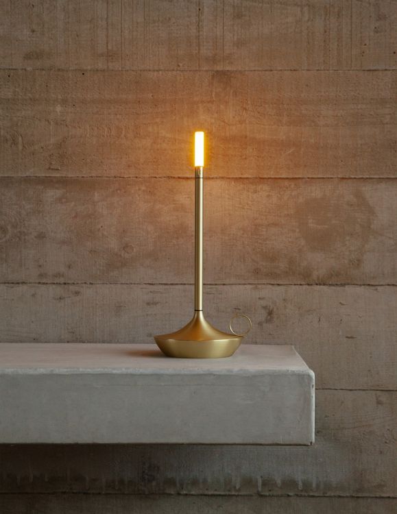 Wick draagbare acculamp / tafellamp met USB Graypants