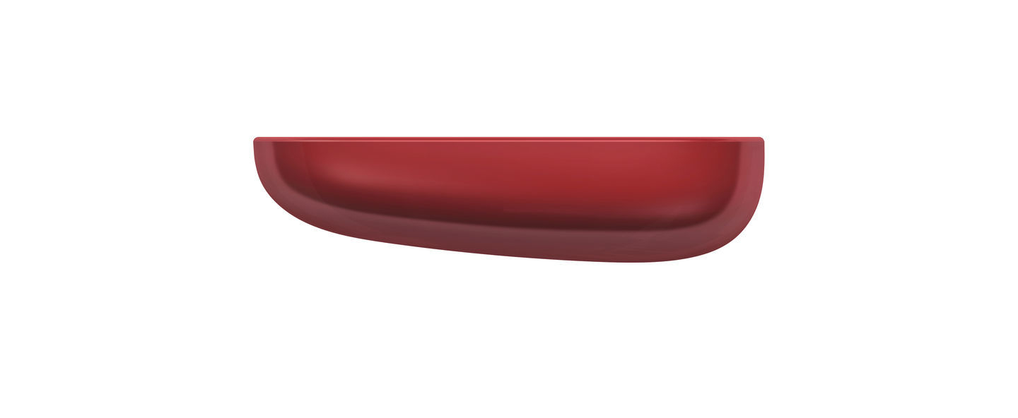 Rote Corniches Wandablage von Vitra, Medium Größe, für die moderne Wandgestaltung.