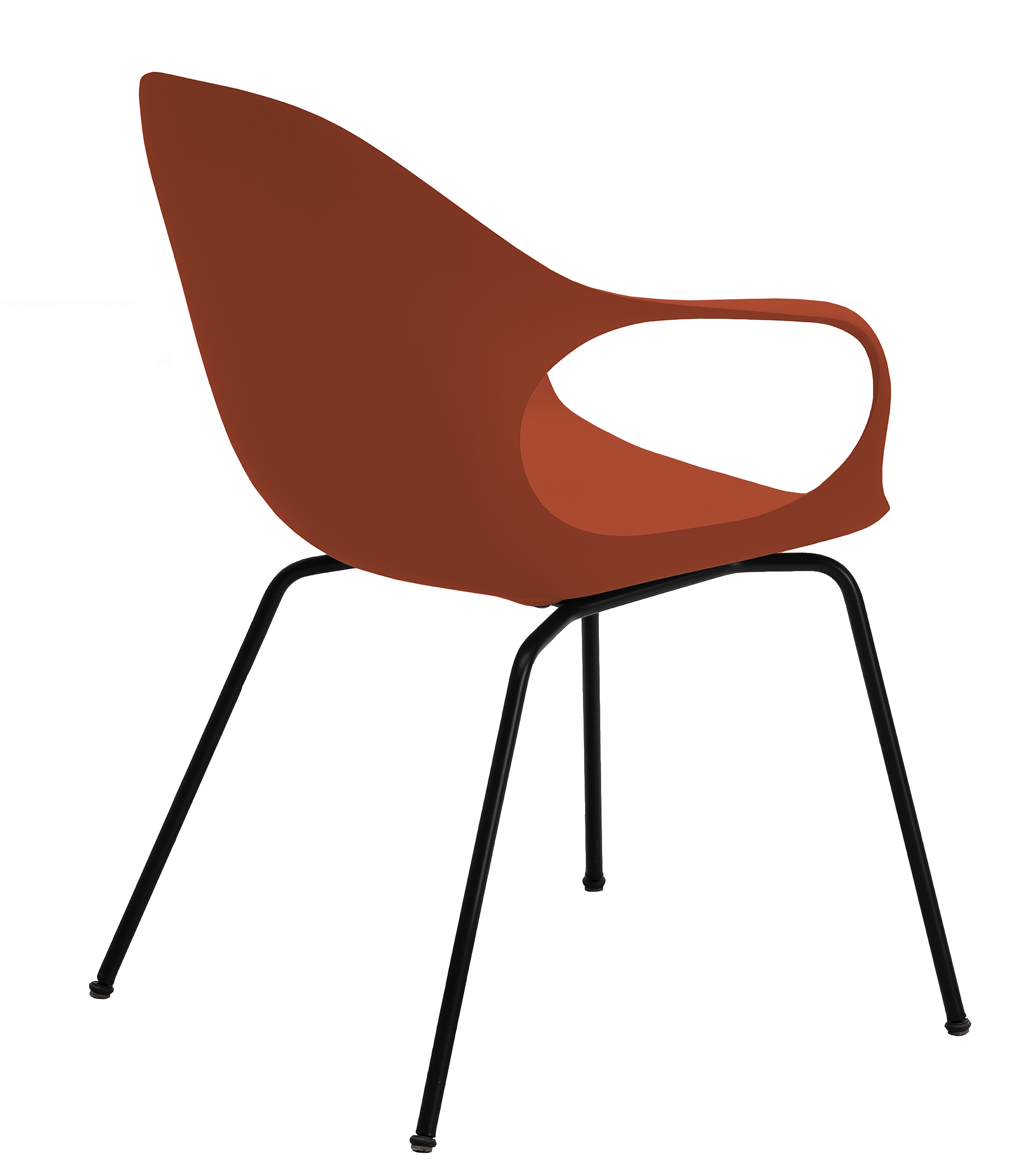 Elephantino fauteuil met vierpootsonderstel van KRISTALIA
