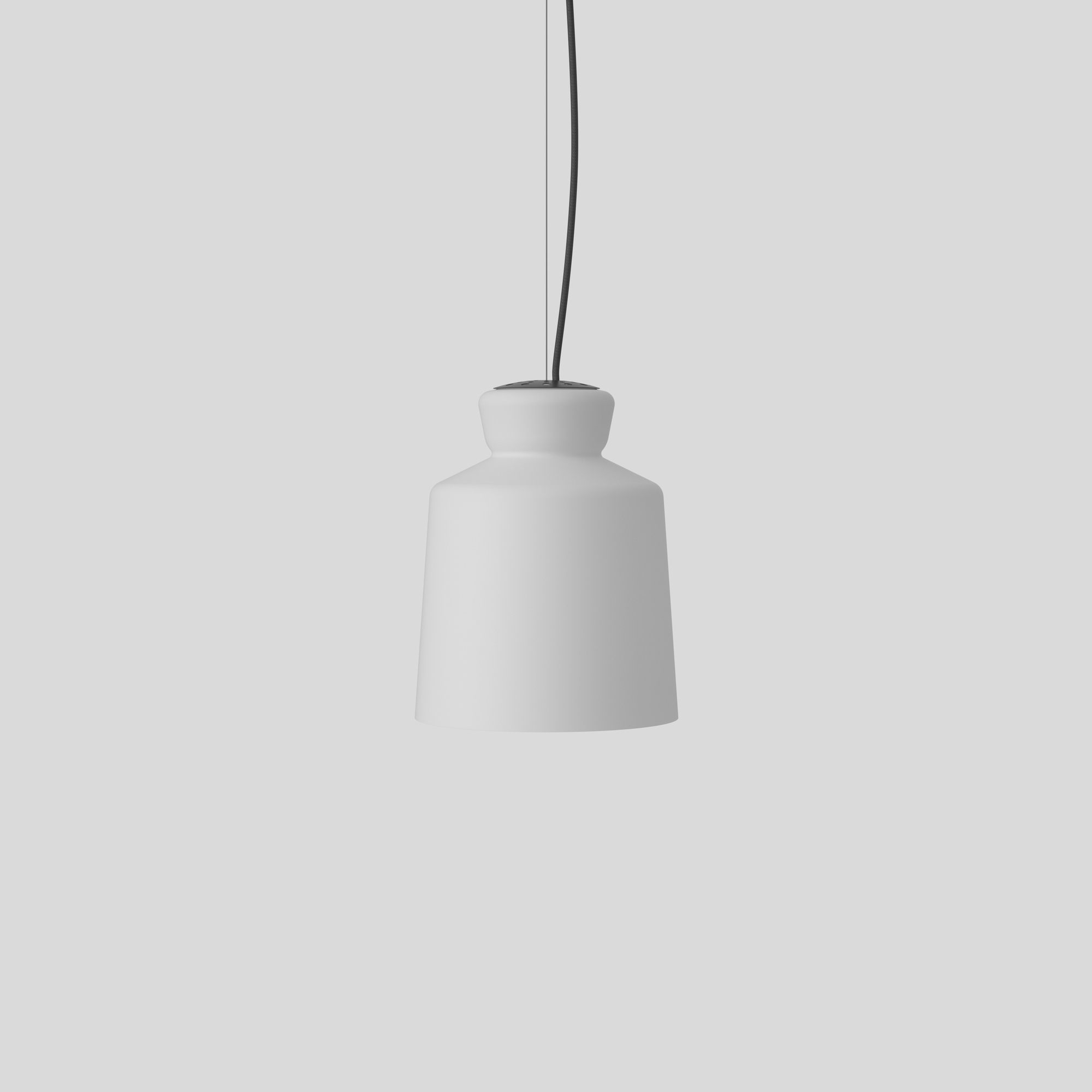 Weiße SB Cinquantotto Deckenleuchte von Astep, moderne Pendelleuchte für Wohnzimmer und Esszimmer.