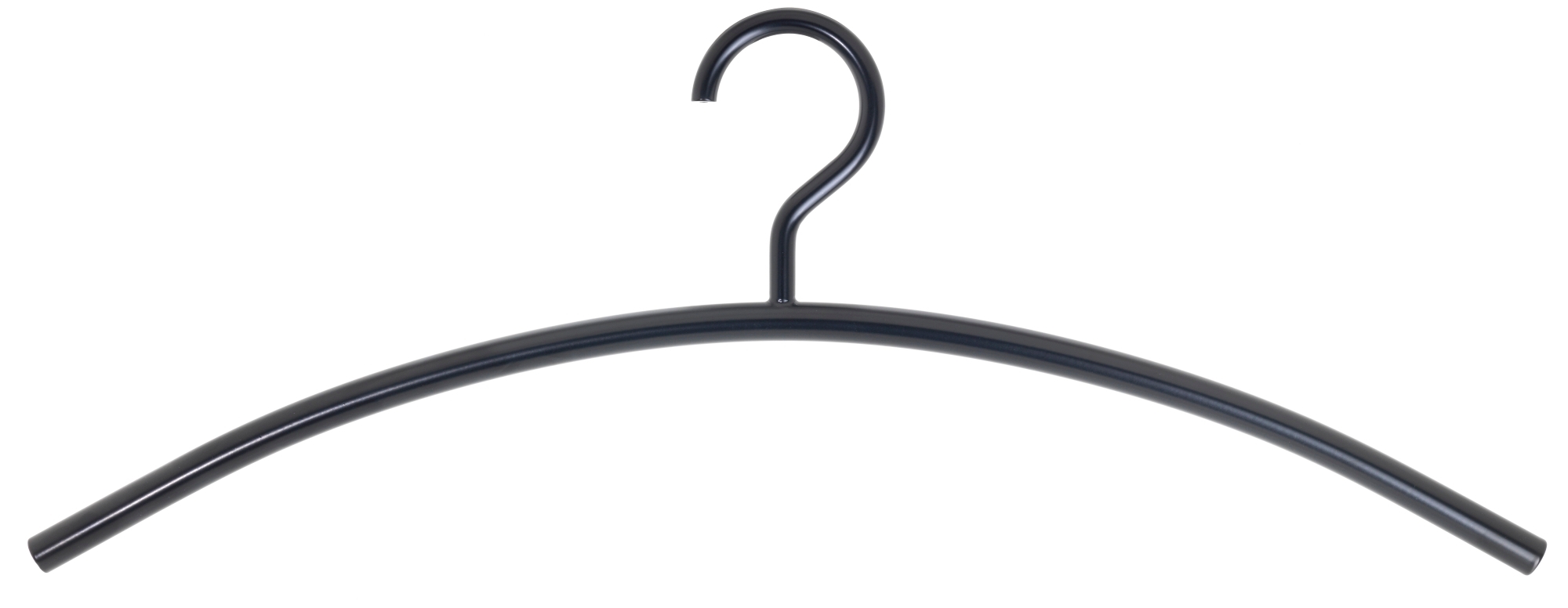 Schwarzer Kleiderbügel "Rack" von Schönbuch, minimalistisches Design für Garderobe und Kleiderschrank.