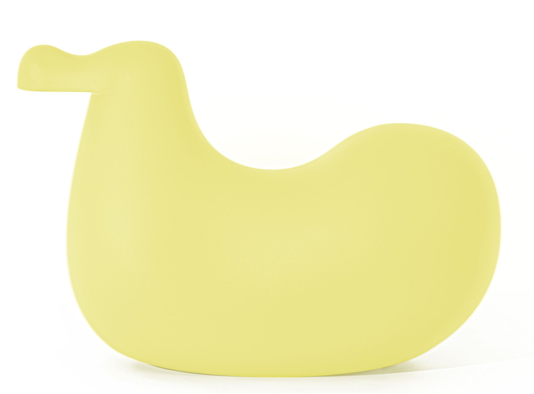 Gelber Dodo Schaukelvogel von Magis, modernes Kinderspielzeug und Designobjekt für das Kinderzimmer.