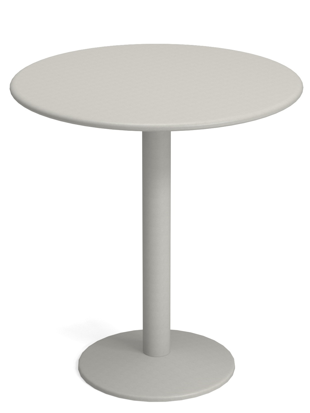 Emu Thor Round Table, runder Gartentisch in Taupe, ideal für den Außenbereich.