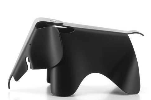 Eames Elephant Small klein RE Vitra diepzwart